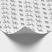 Brompton faltendes Fahrrad-Fahrrad Geschenkpapier (Ecke)