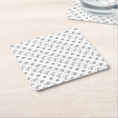 Brompton faltendes Fahrrad-Fahrrad Rechteckiger Pappuntersetzer (angewinkelt)