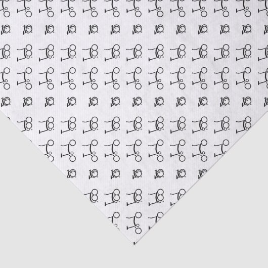 Brompton Folding Bike Bicycle Seidenpapier (Ausschnitt)