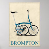 Brompton Folding Bike Poster (Vorne)
