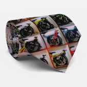 Brompton Kreuzungs-Krawatte Krawatte (Gerollt)