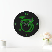 Brompton Racing green wall Clock Große Wanduhr (Zuhause)