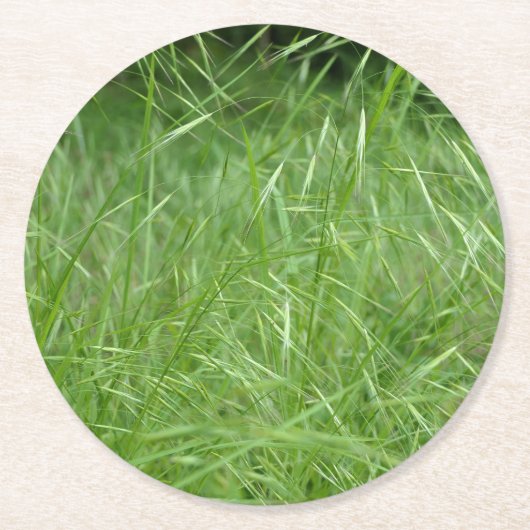 Bromus tectorum runder pappuntersetzer (Vorderseite)
