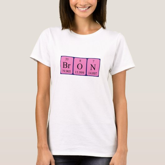 Bron Periodenname Shirt (Vorderseite)