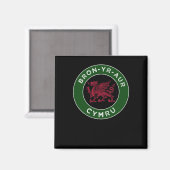 Bron-yr-aur Welsh Place Names Cymru 2 Sticker Magnet (Vorderseite/Rückseite)