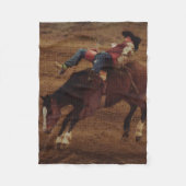 Bronc - Rodeo Bronco Fleecedecke (Vorderseite)