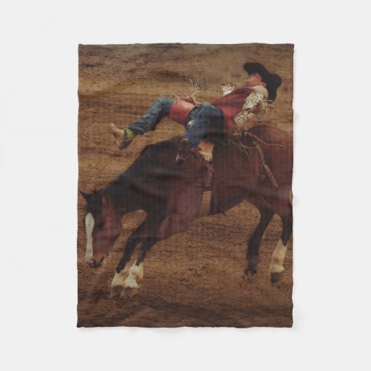 Bronc - Rodeo Bronco Fleecedecke (Vorderseite)