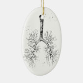Bronchialbaum Keramik Ornament (Rechts)