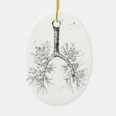 Bronchialbaum Keramik Ornament (Vorne)