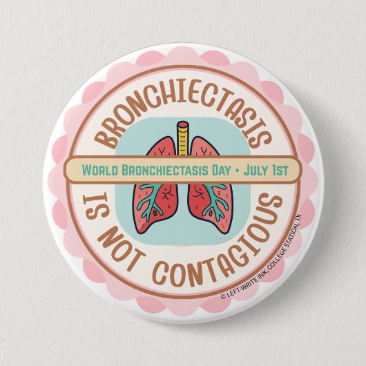 BRONCHIECTASIS AWARENESS BUTTON (Vorderseite)