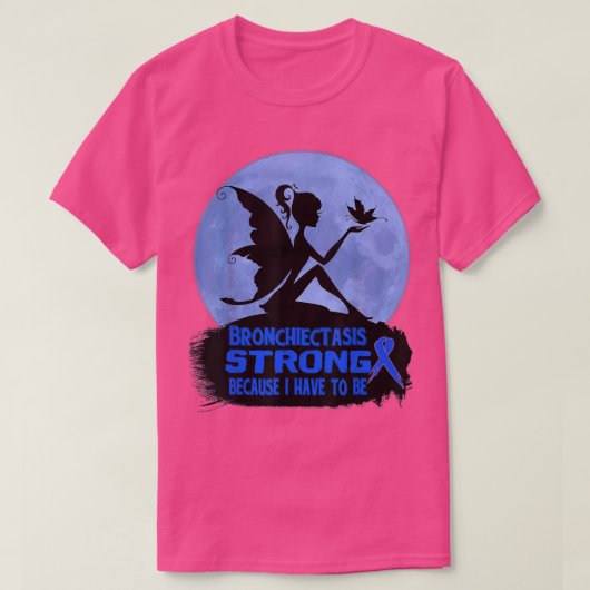 Bronchiectasis Awareness  T-Shirt (Design vorne)
