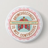 BRONCHIEKTASE AUFKLÄRUNG BUTTON (Vorderseite)