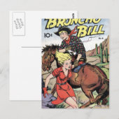 Broncho Bill Postkarte (Vorne/Hinten)