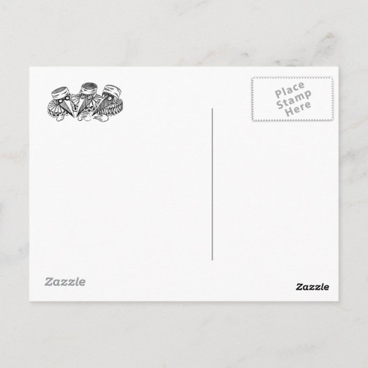 Bronchoskopie Postkarte (Rückseite)