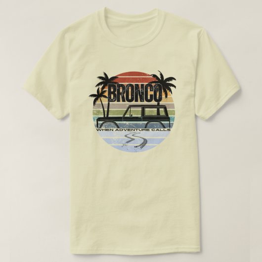 Bronco Adventure T-Shirt (Design vorne)