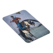Bronco-Buster (farbige Gravierung) Magnet (Rechte Seite)