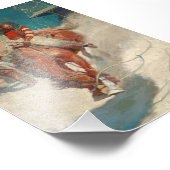 Bronco Buster von Newell Convers Wyeth Fotodruck (Ecke)