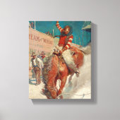 Bronco Buster von Newell Convers Wyeth Leinwanddruck (Vorderseite)