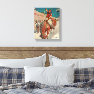 Bronco Buster von Newell Convers Wyeth Leinwanddruck