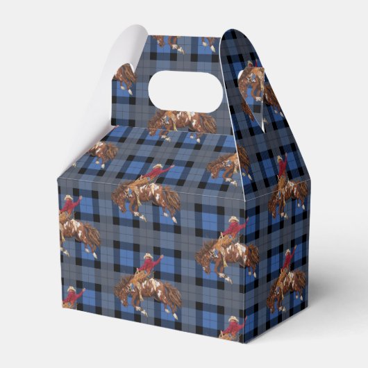 Bronco Busting Rodeo Cowboy Geschenkschachtel (Vorderseite)