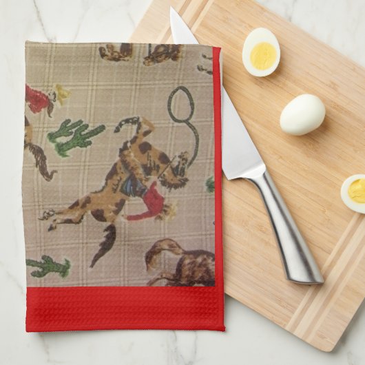 Bronco Geschirrtuch (Viertel Falte)