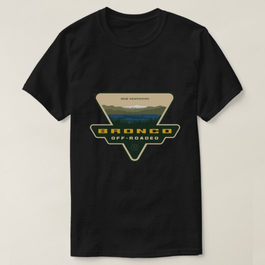 Bronco Off Roadeo New Hampshire Classic T - Shirt. T-Shirt (Design vorne)