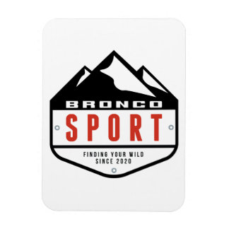 Bronco Sport Forum Schild Logo Nr. 2 Magnet