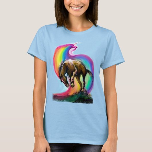 Bronco Unicorn T-Shirt (Vorderseite)
