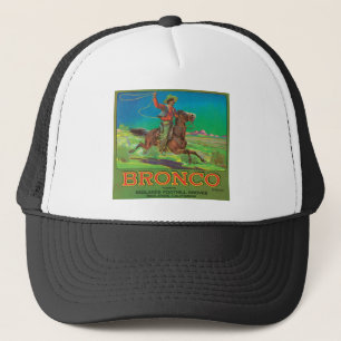 Bronco-Vintager Frucht-Aufkleber Truckerkappe