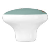 Bronco Western Kunst Keramikknauf (Seitenansicht)