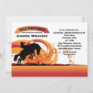 Broncobuster-Einladung Einladung