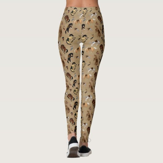 Broncs und Cowboys Leggings (Rückseite)
