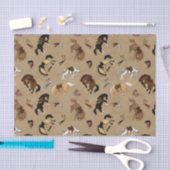 Broncs und Cowboys Seidenpapier (Handwerk)