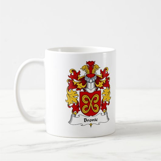 Bronic Familienwappen Kaffeetasse (Links)