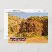 Bronson Canyon Los Angeles Postcard Postkarte (Vorne/Hinten)