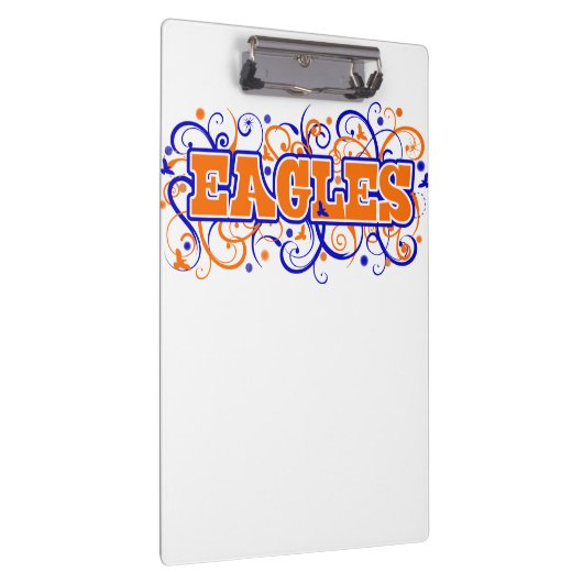 Bronson Eagles Swirl Design-Zwischenablage Klemmbrett (Rechts)