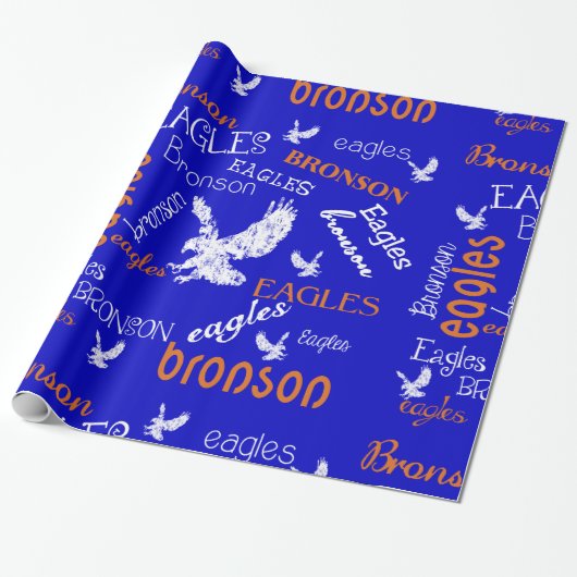Bronson Eagles Wrapping Paper Geschenkpapier (Ungerollt)