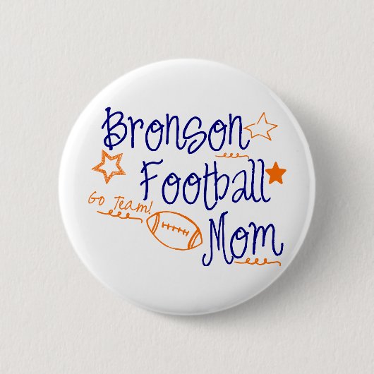 Bronson Football Mama Button (Vorderseite)