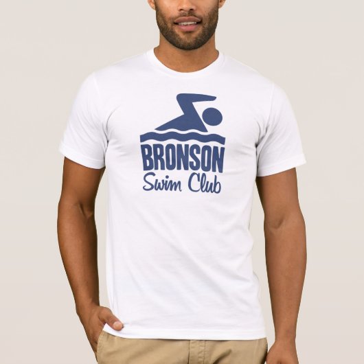 Bronson-Schwimmen-Verein-Blau T-Shirt (Vorderseite)