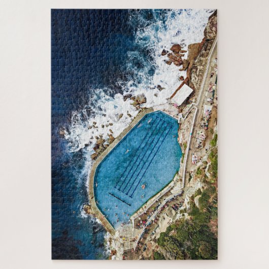 Bronte Bäder Ocean Pool Sydney Luftschaukeln Puzzle (Vertikal)
