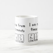 Bronte Namen-Tasse periodischer Tabelle Kaffeetasse (Mittel)