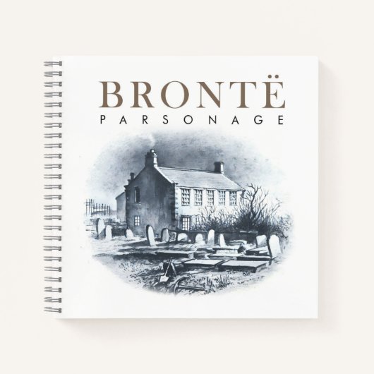Bronte Parsonage Zuhause der Brontes Notizblock (Vorderseite)