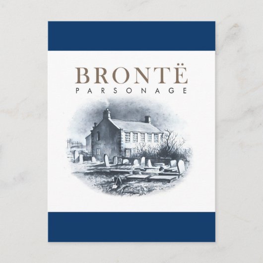 Bronte Parsonage Zuhause der Brontes Postkarte (Vorderseite)