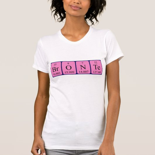 Bronte Periodenname Shirt (Vorderseite)
