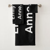 Brontë Sisters I - Charlotte & Emily & Anne Badhandtuch Set (Insitu)