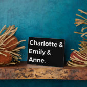 Brontë Sisters I - Charlotte & Emily & Anne Fotoplatte (Seite)