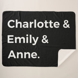 Brontë Sisters I - Charlotte & Emily & Anne Sherpadecke
