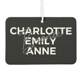 Brontë Sisters II - Charlotte & Emily & Anne Autolufterfrischer