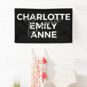 Brontë Sisters II - Charlotte & Emily & Anne Banner (Insitu)