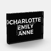 Brontë Sisters II - Charlotte & Emily & Anne Fotoblock (Links)